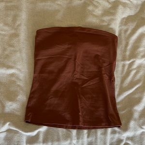 Rose colored tube top!